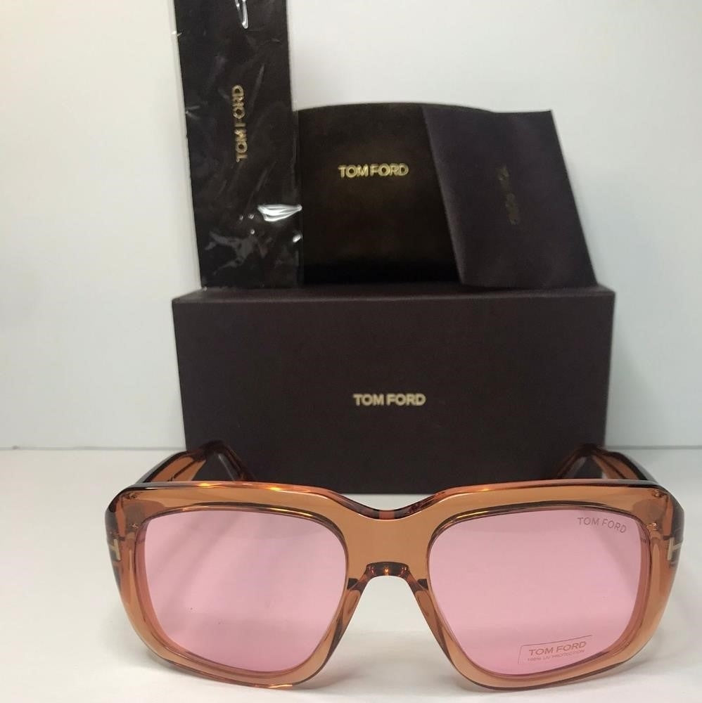 New- 💯 Original TOM FORDBailey TF885 Sunglasses Pink