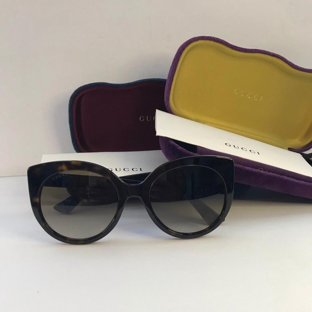 New trendy Gucci Acetate Cat Eye Sunglasses GG0325S Tortoise