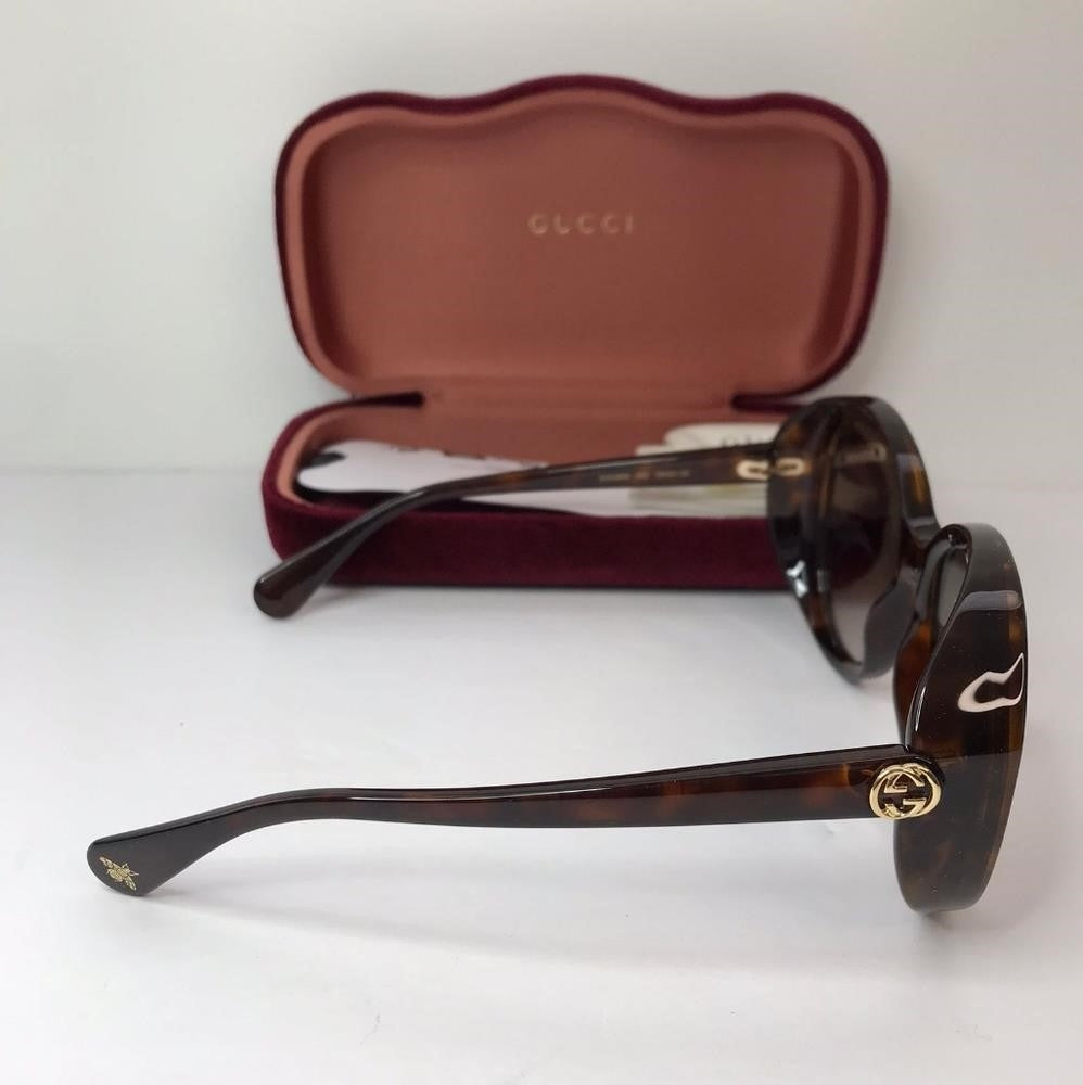 New- 💯 Original Gucci GG0368S 002 55 Sunglasses