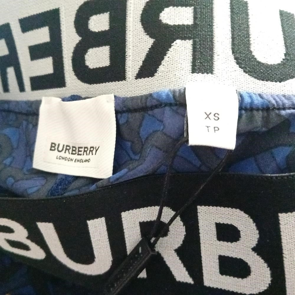 NWT Burberry Madden Logo High Waist Leggings XS