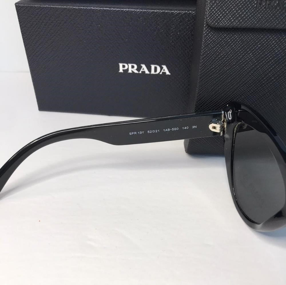 💯 - Authentic New PRADA 0PR 13YS SUNGLASSES BLACK / GREY