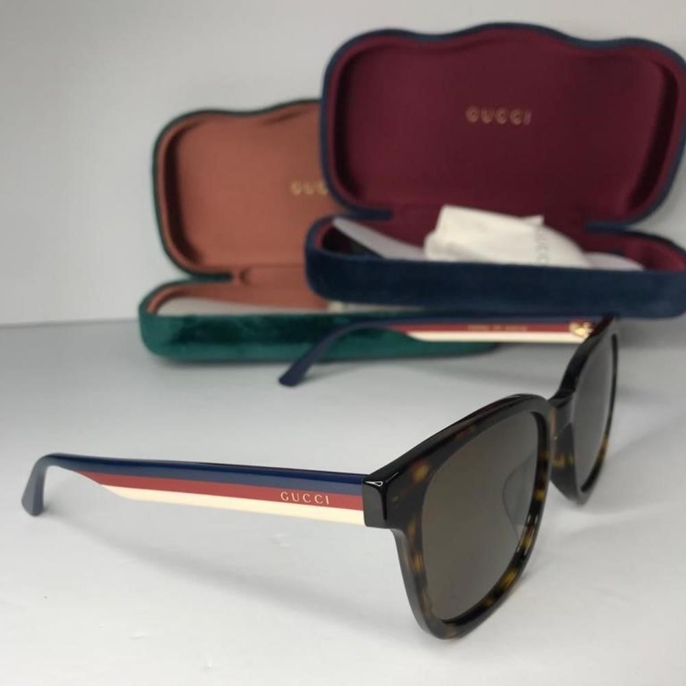 New- 💯 Original GUCCIAcetate GG Web Sunglasses GG0848SK Tortoise