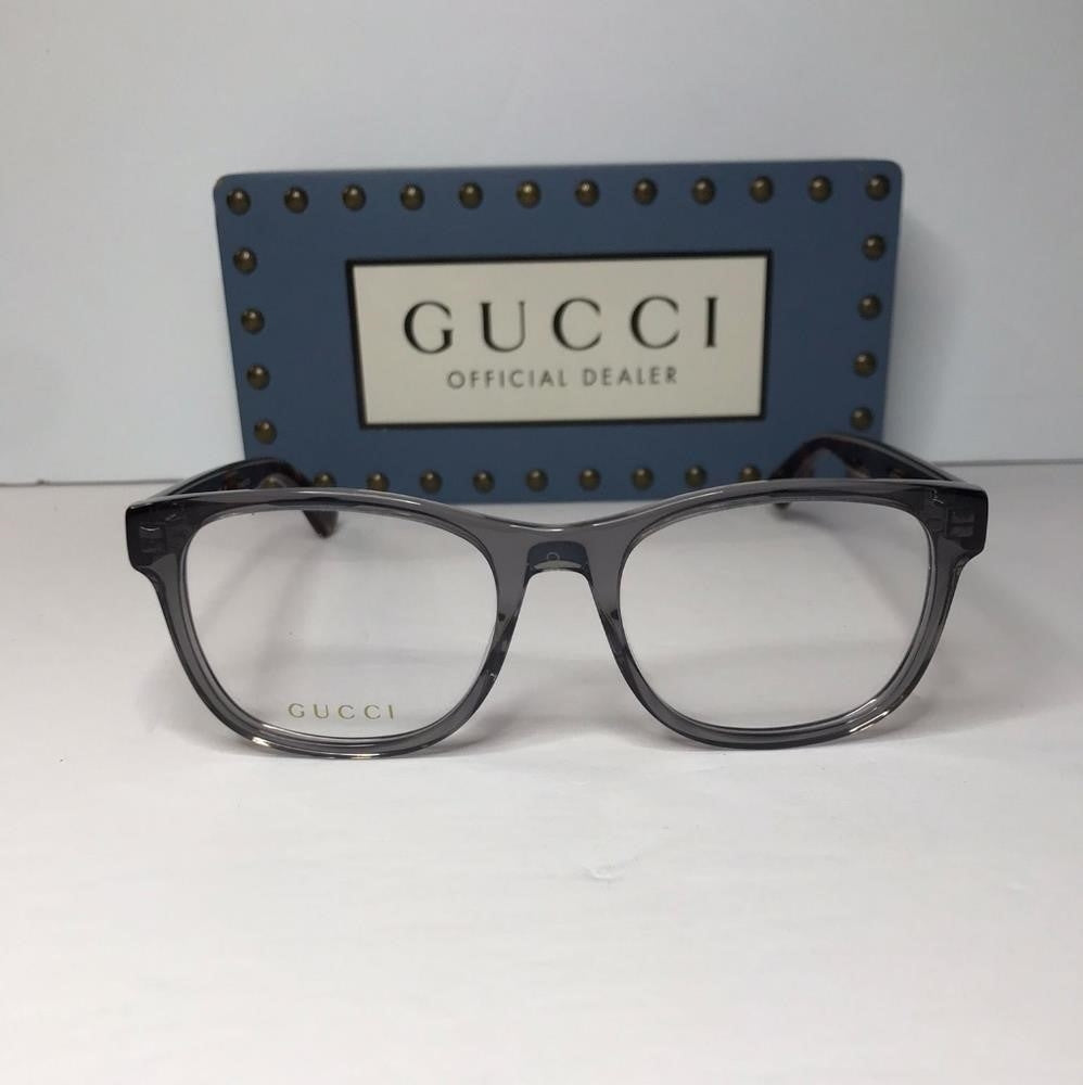 💯 Original Gucci's GG0004ON  soft lines across  frames acetate front.Iconic web