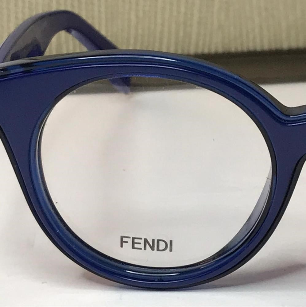 Original  New FENDI  WOMEN'S FF0198/F 47MM OPTICAL FRAMES IN BLUE