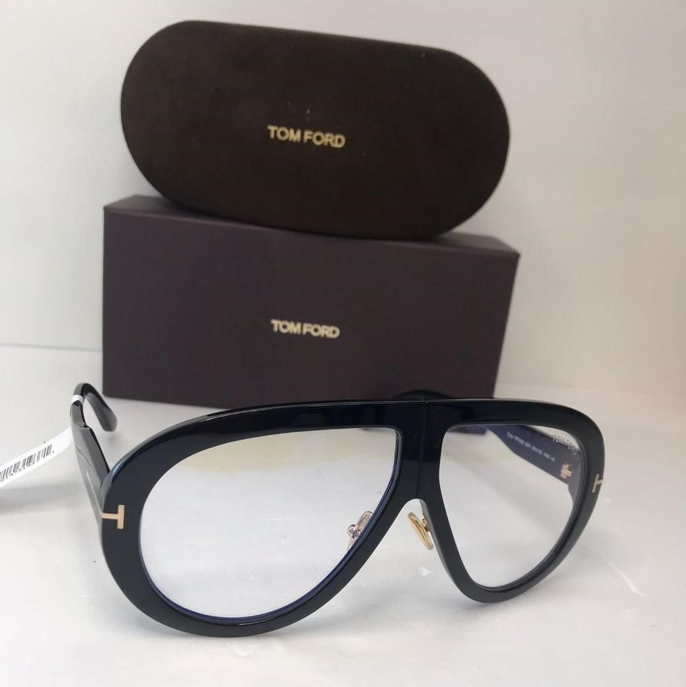 💯- original New Tom Ford Troy Blue Light Block Pilot Unisex Sunglasses FT0…