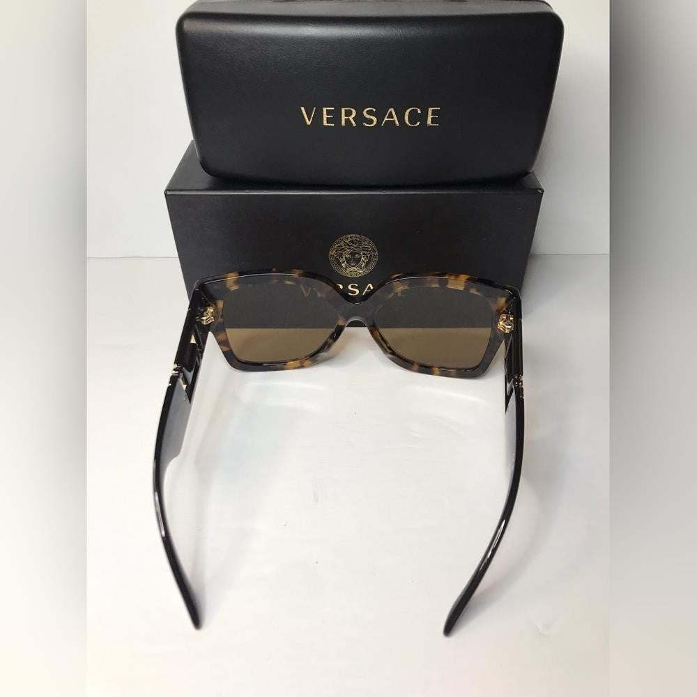 💯 - Authentic New Versace Sunglasses Women's 4402 5119/73 Havana-Gold/Bronze…