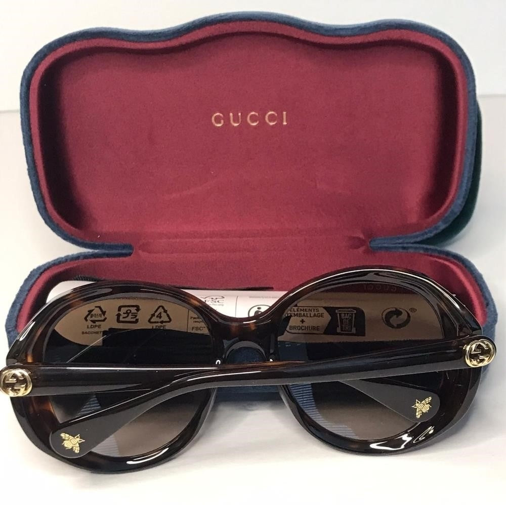 💯 - New Original Gucci GG0368S 002 55 Sunglasses