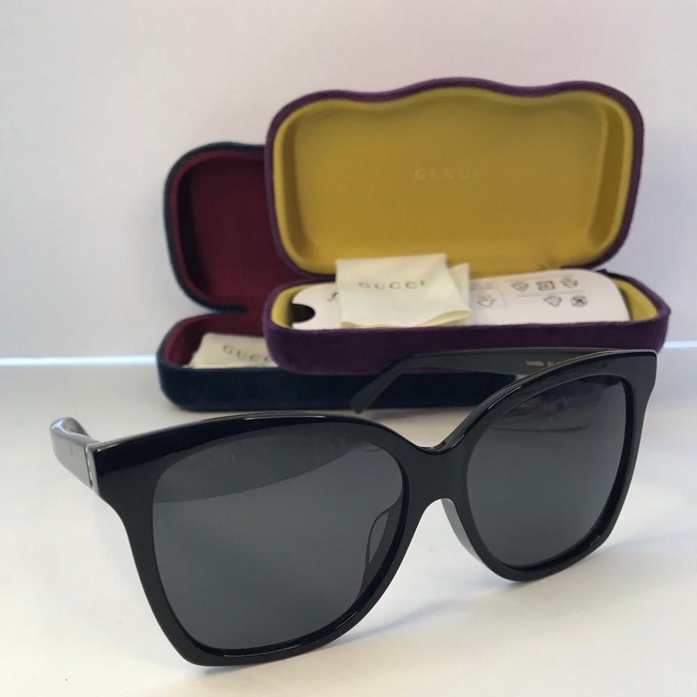 💯 Original Gucci Web GG0459S 001 Sunglasses