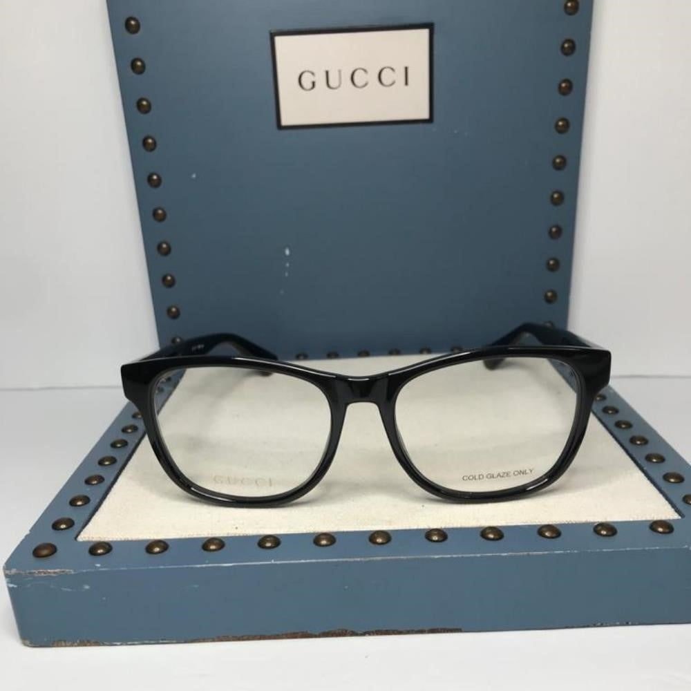 💯 Original Gucci Demo Square Men's Eyeglasses GG1344O 005 56.