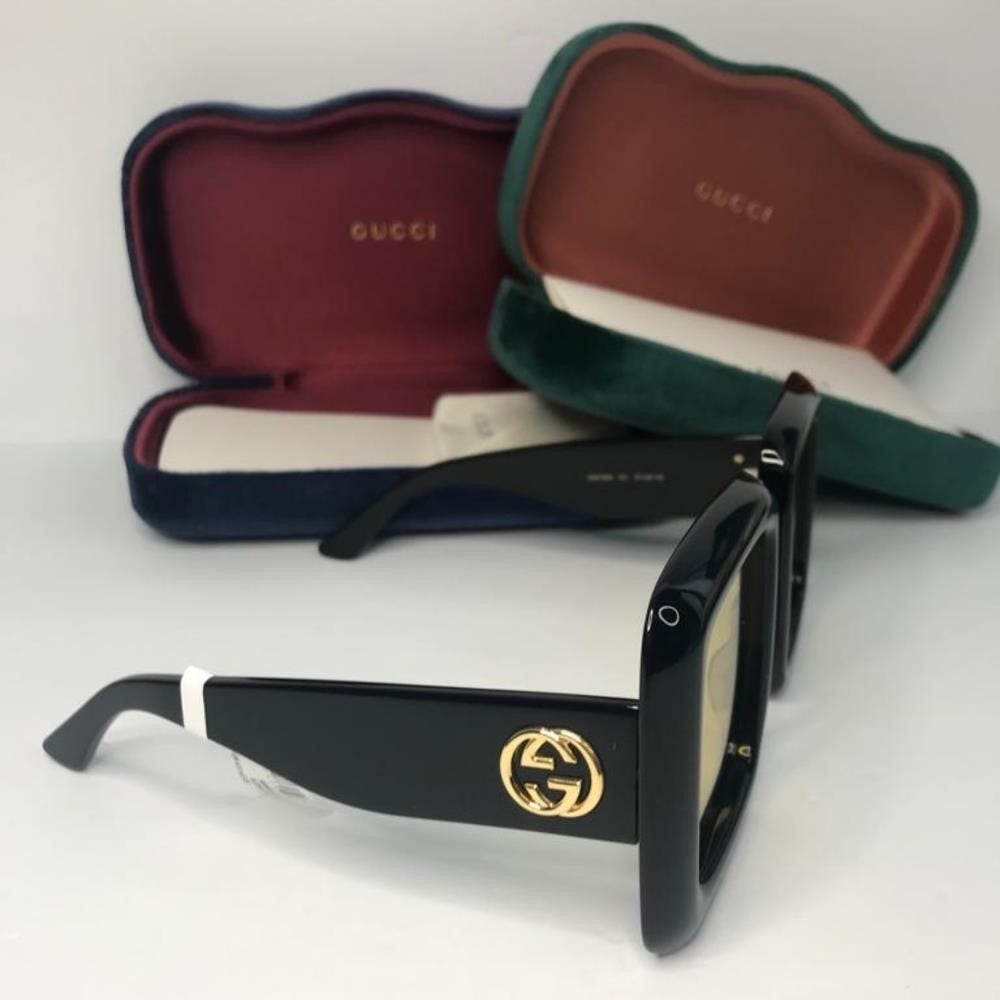 New 💯 Original Gucci of Black GG0783S Oversized Square Sunglasses