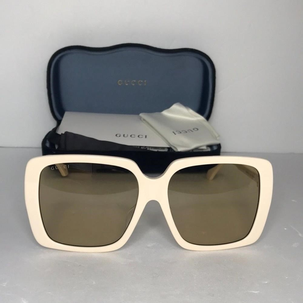 💯 Original New GUCCI sunglasses GG0567SAN 006 I Love You