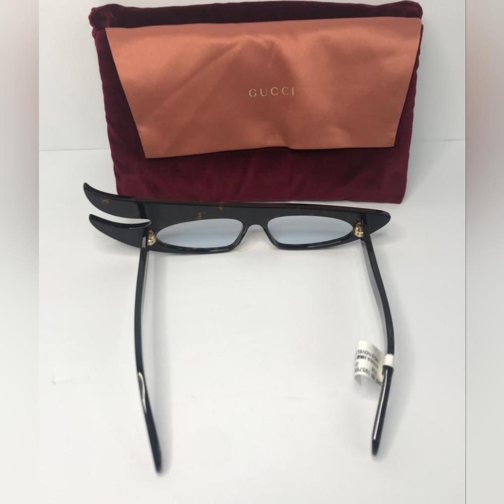 💯 GUCCI - Authenti NEW W/ TAGS - HOLLYWOOD GG0240S CRYSTAL EMBELLISHED SUNGLASS