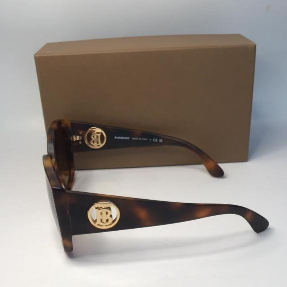 Burberry BE4290 Square Sunglasses | 3382/3-MATTE LIGHT HAVANA