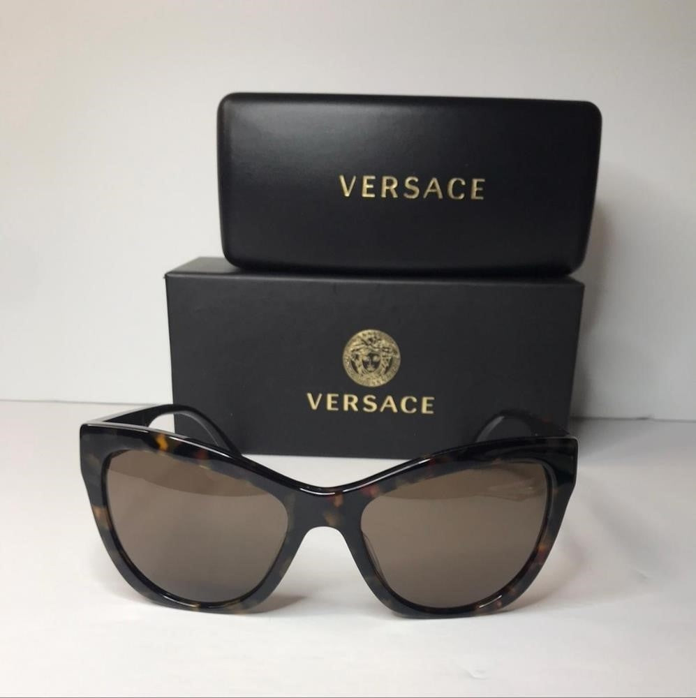 Authentic New VersaceVE4417U Sunglasses in Tortoise