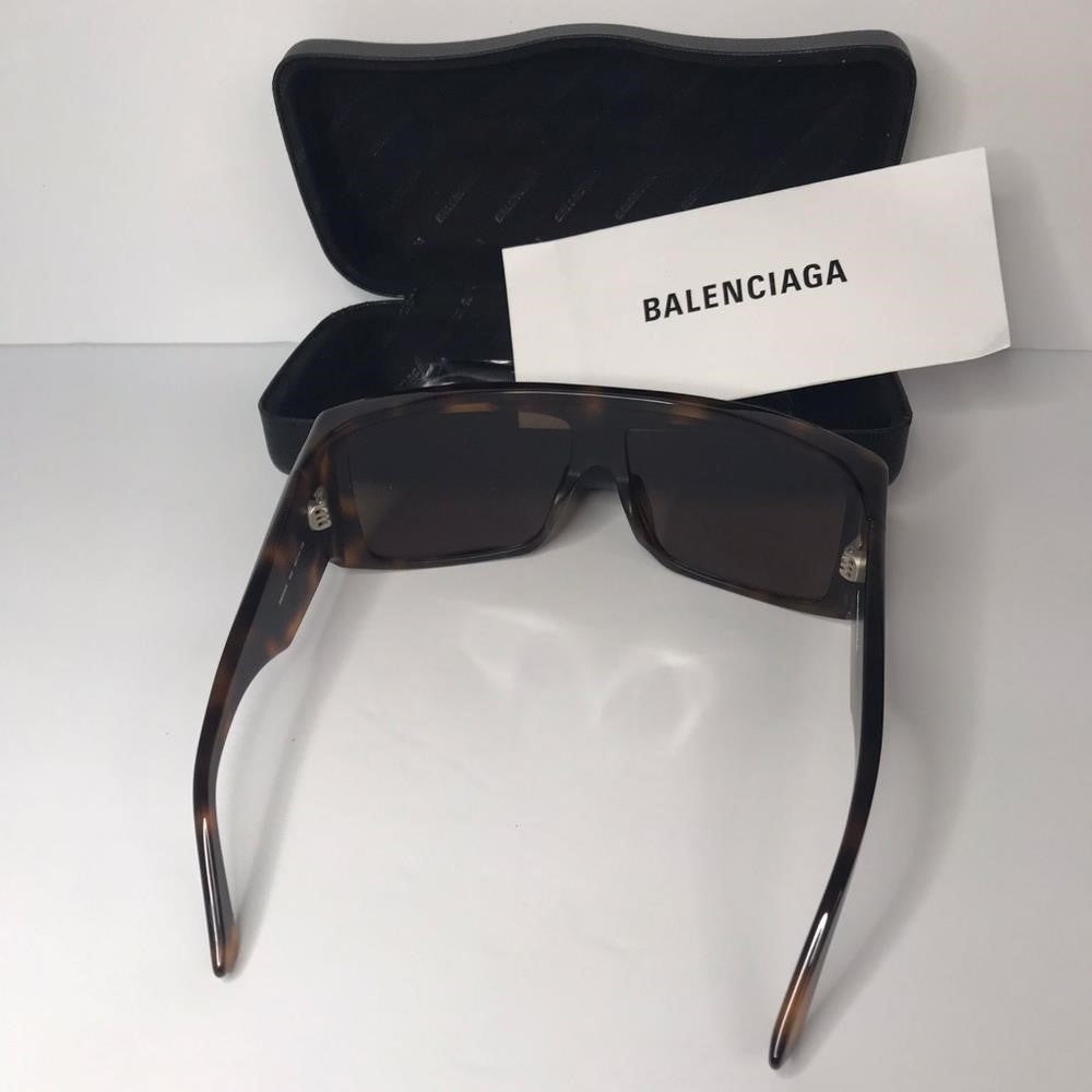 💯 original Balenciaga™ BB0002S 002 63 - Havana