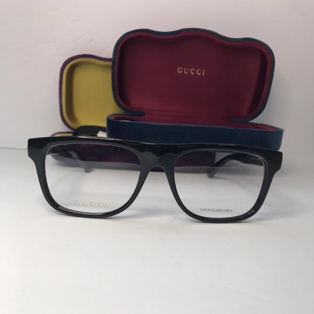 💯 New Original GUCCI GG1117O FLAT TOP FRAMES IN BLACK