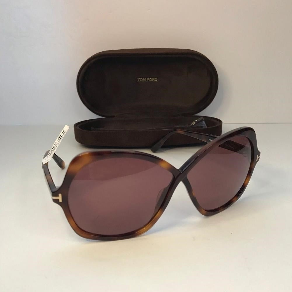 New- 💯 Original Tom Ford Rosemin 64mm Gradient Oversize Butterfly Sunglasses