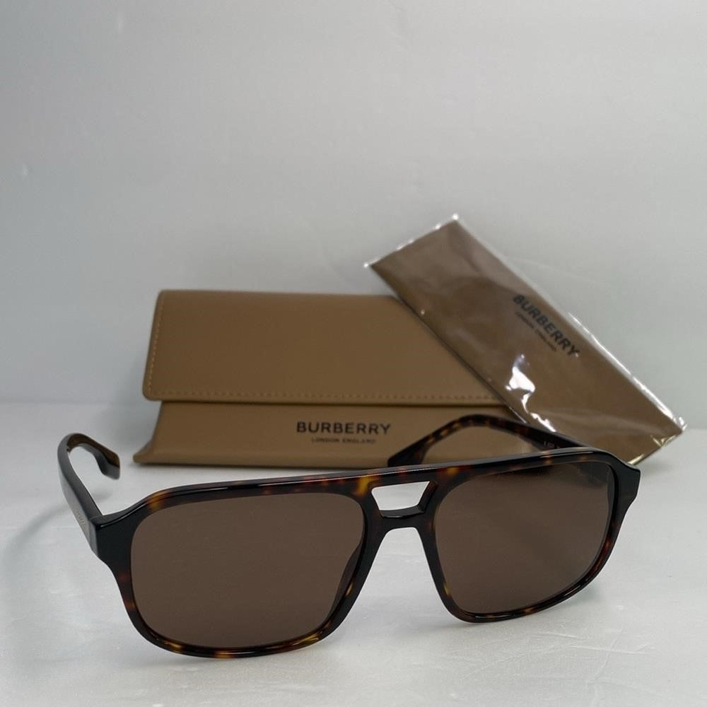 New Authentic Burberry Foxcote BE4302 300273 56 - Dark Havana Sunglasses