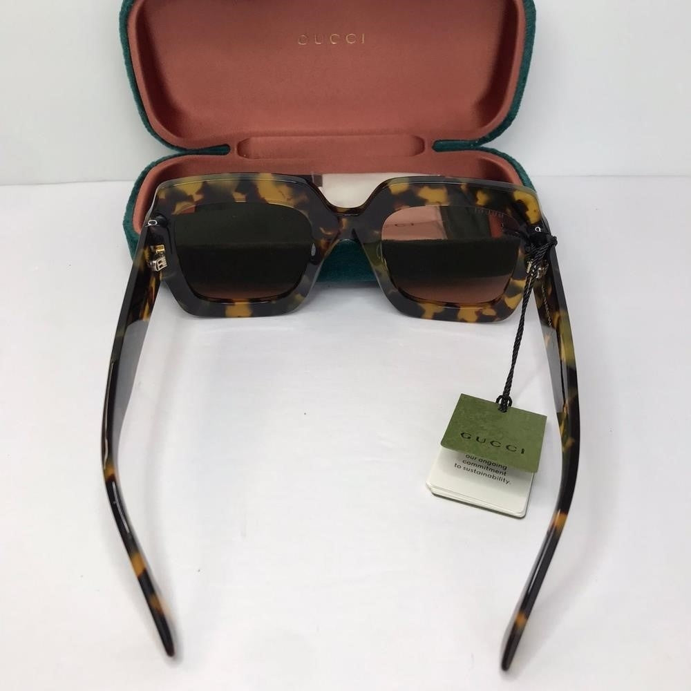 💯 Original GUCCISquare Sunglasses GG1111S Havana