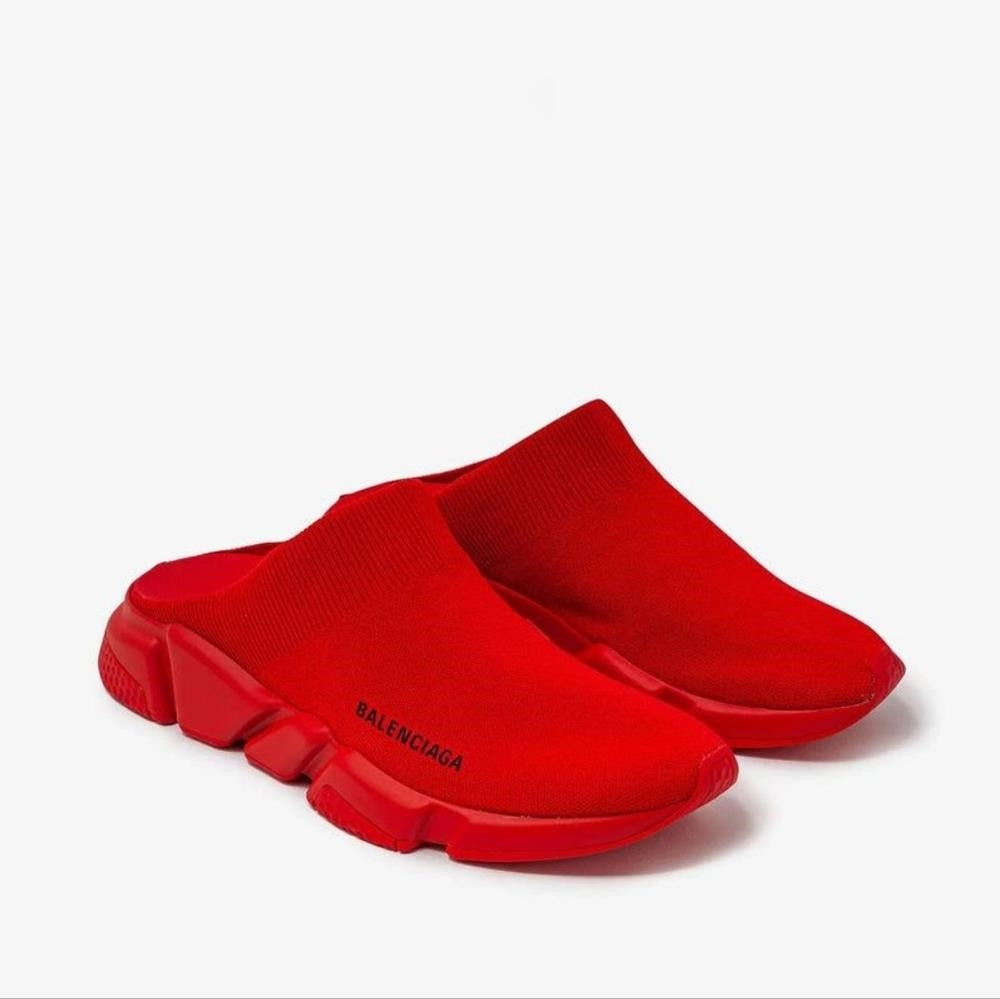 💯 Original BalenciagaSpeed knitted slip-on sneakers