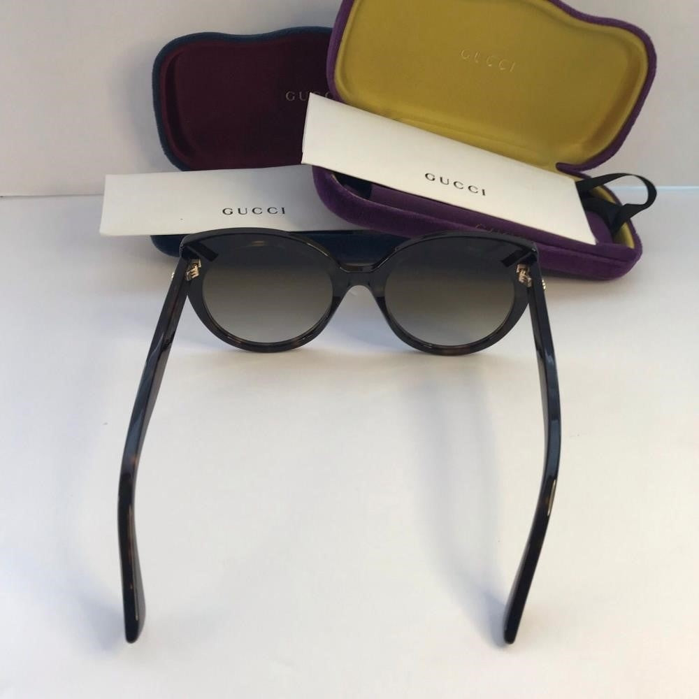 New trendy Gucci Acetate Cat Eye Sunglasses GG0325S Tortoise