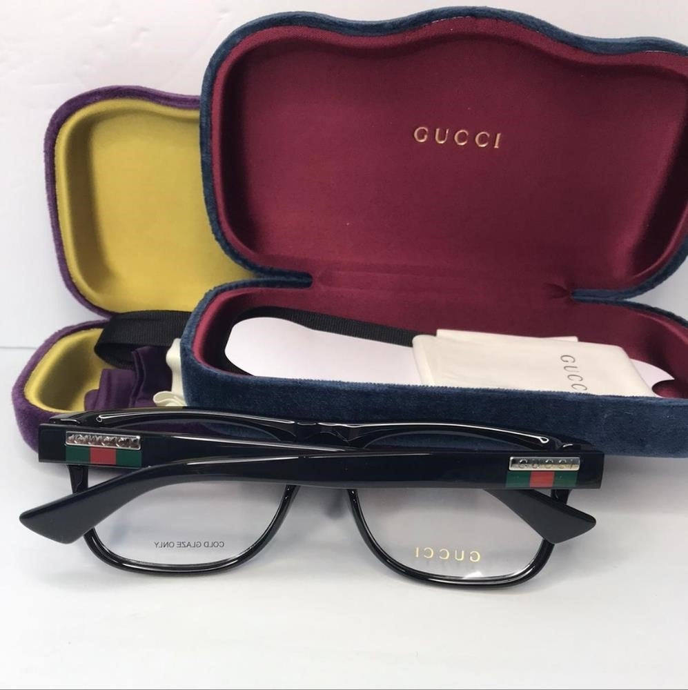 💯 New Original GUCCI GG1117O FLAT TOP FRAMES IN BLACK