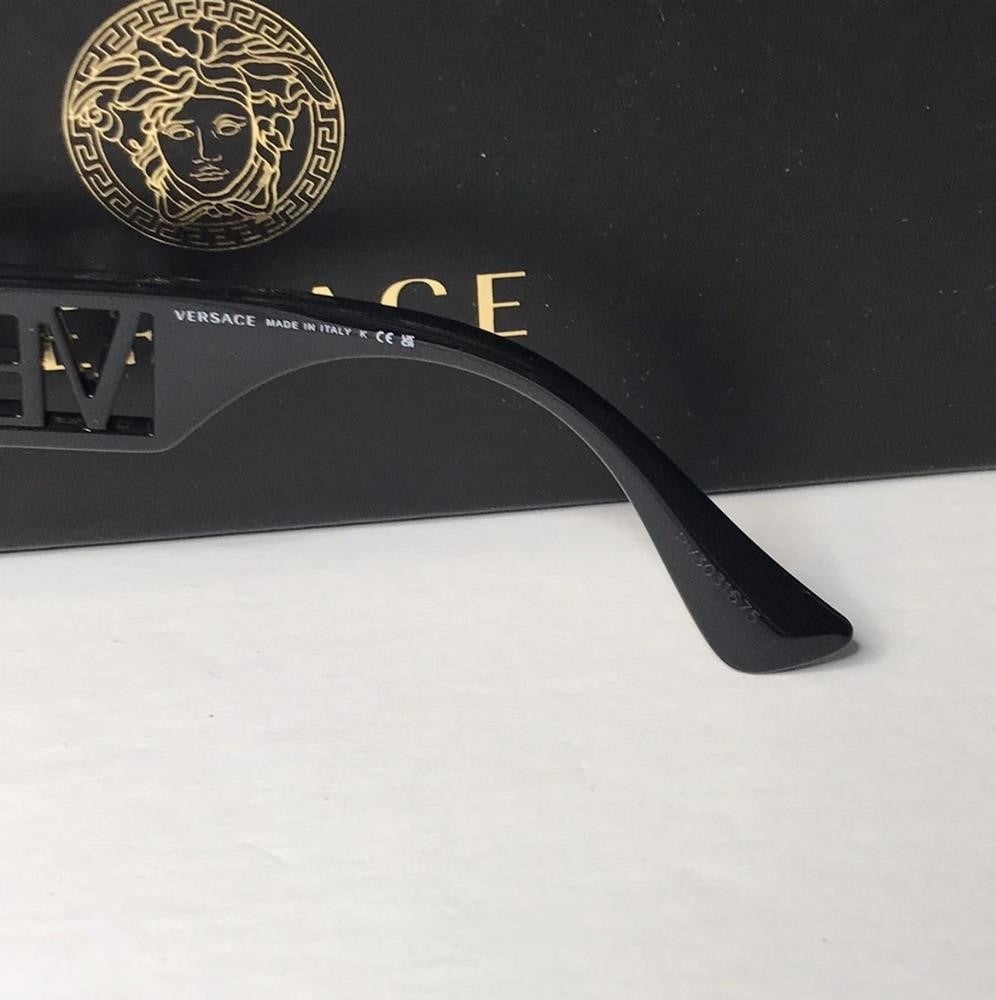 Authentic New Versace VE4430U BLK SHN GRY