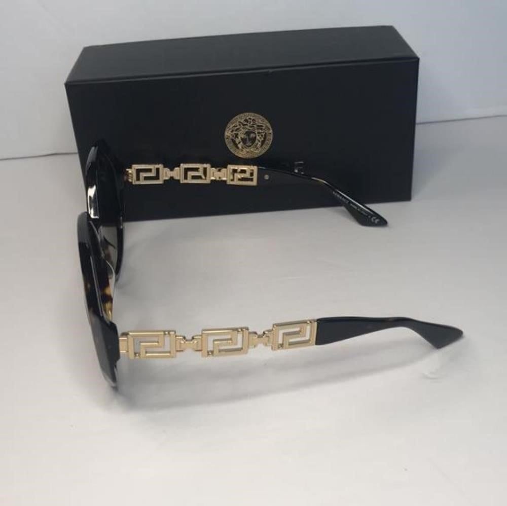 New - 💯 - Authentic VERSACE VE4395 108/73 havana Sunglasses