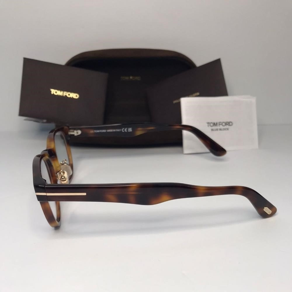 💯 Authentic Tom Ford FT5783-D-B 053 Men's Blonde Havana Frame Eyeglasses