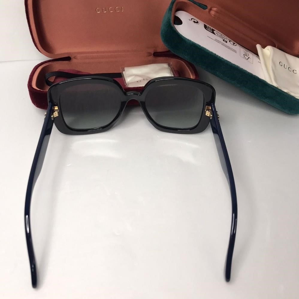 💯 Original  Gucci  GG0713S 001 INJECTION BLACK