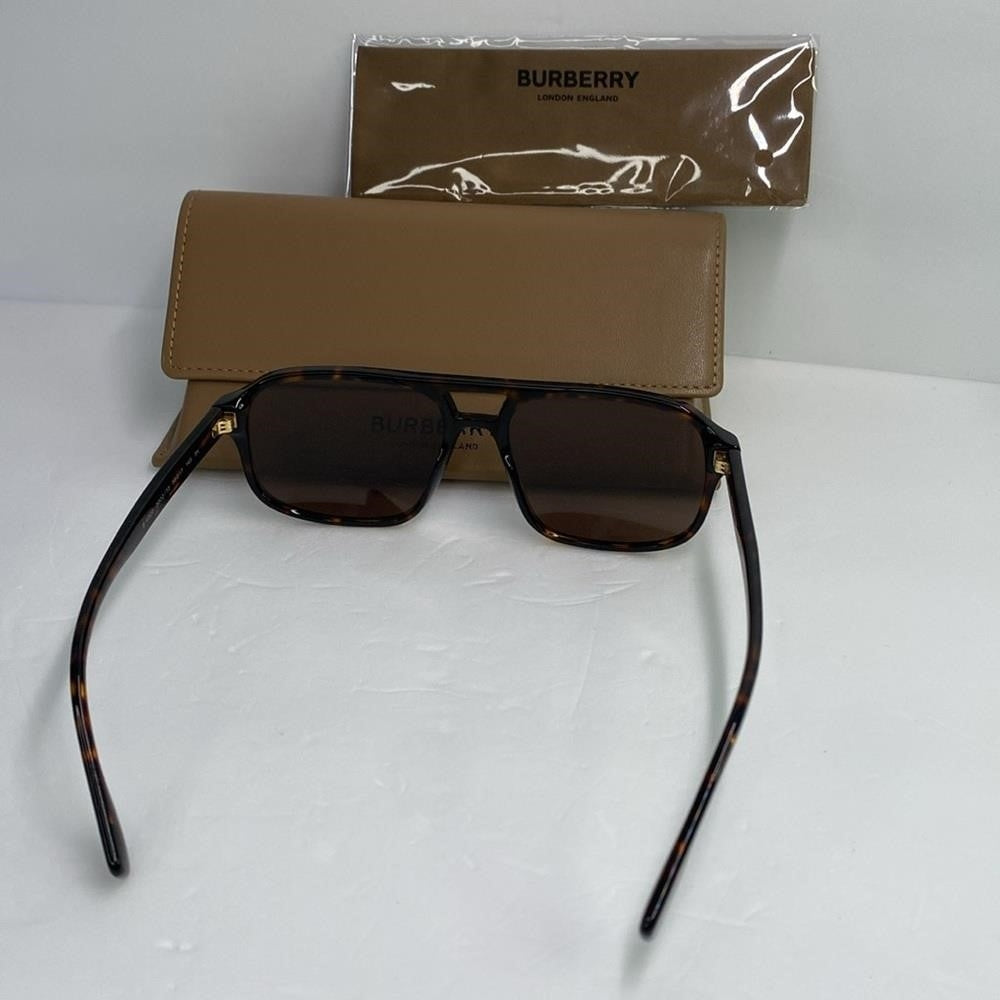 Burberry Men BE4302 Dark Havana Oversized Sunglasses