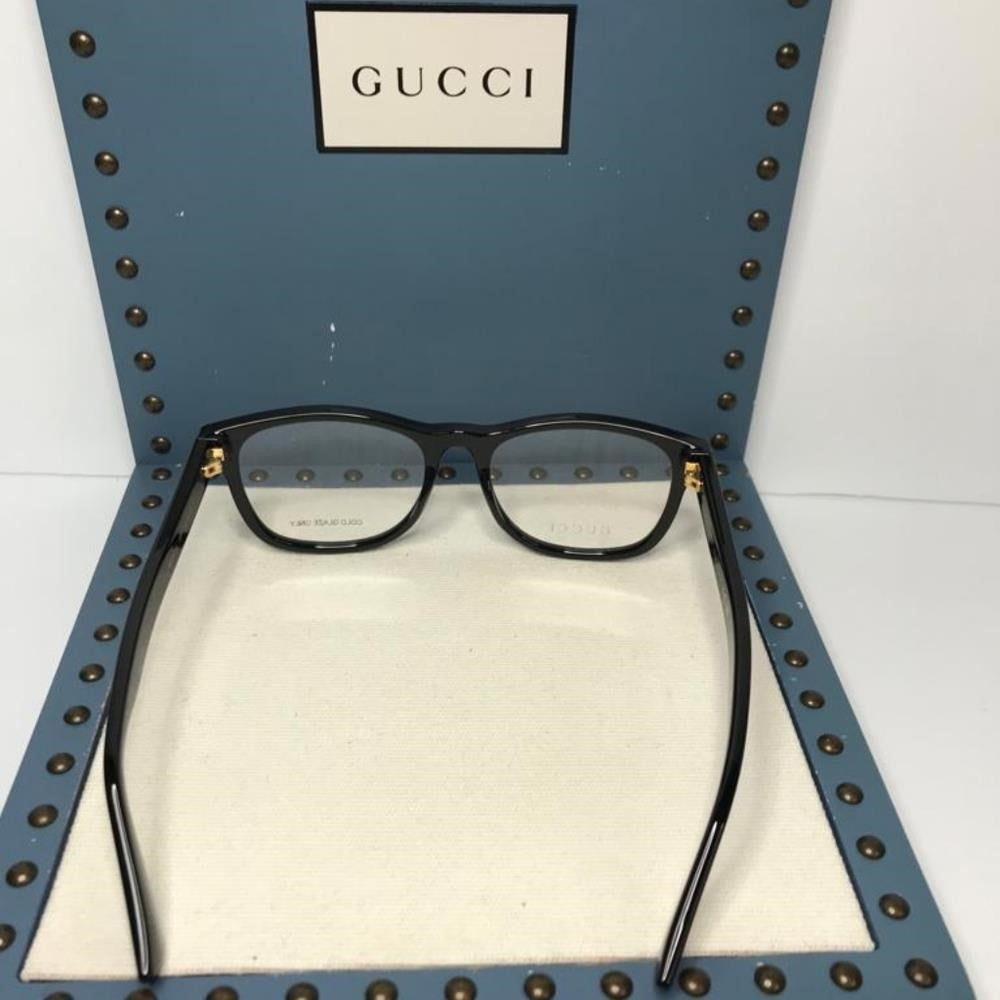 💯 Original Gucci Demo Square Men's Eyeglasses GG1344O 005 56.