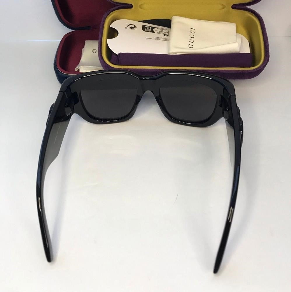 New 💯 Original Gucci Grey Square Ladies Sunglasses GG1545S 001 53.