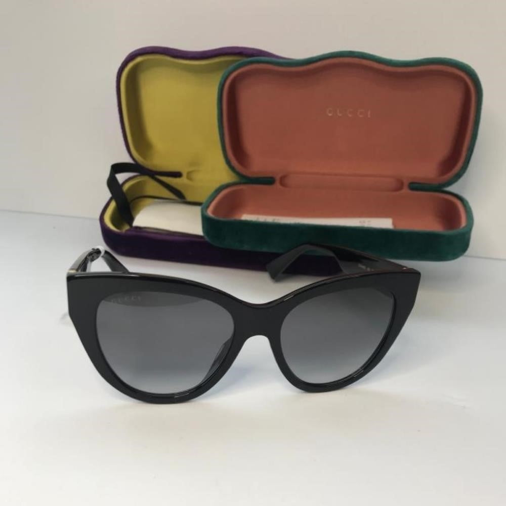 Ship sameday- New - 💯Authentic Gucci Sunglasses GG0460S 001 Black Gray Gradient