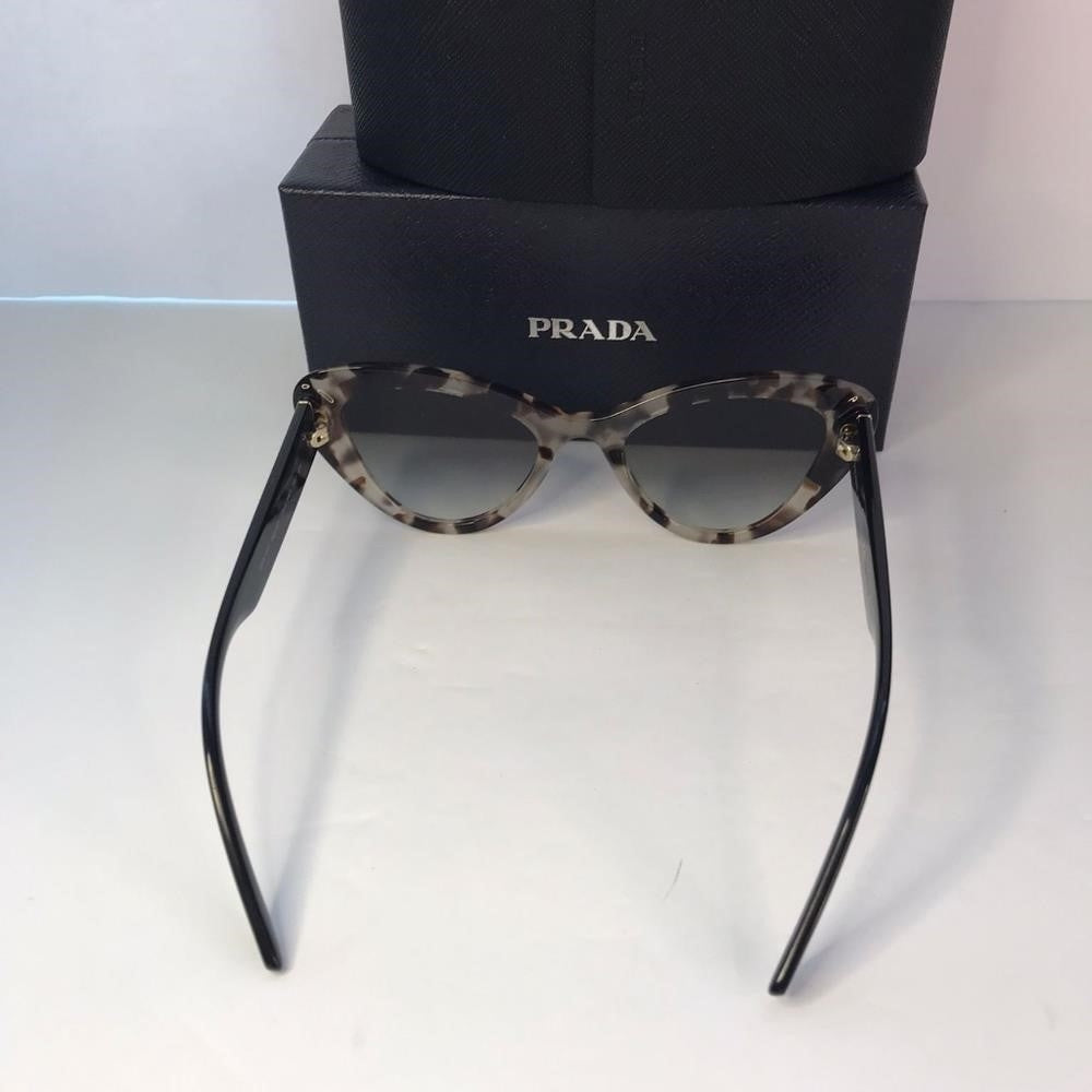 New Authentic Prada PR13YSTalc Havana/Grey Gradient Lenses