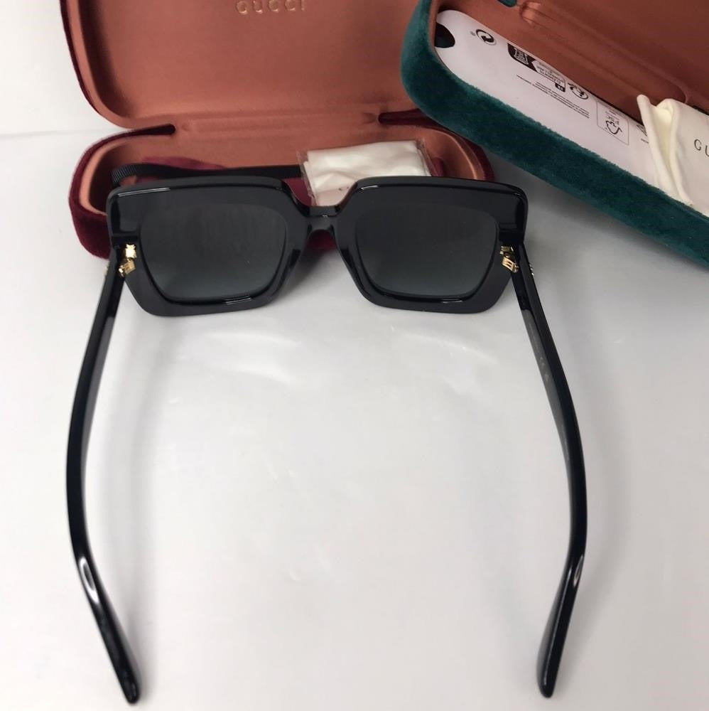 New - 💯 Original GG0328S 001 53Gucci 53 mm Black Sunglasses