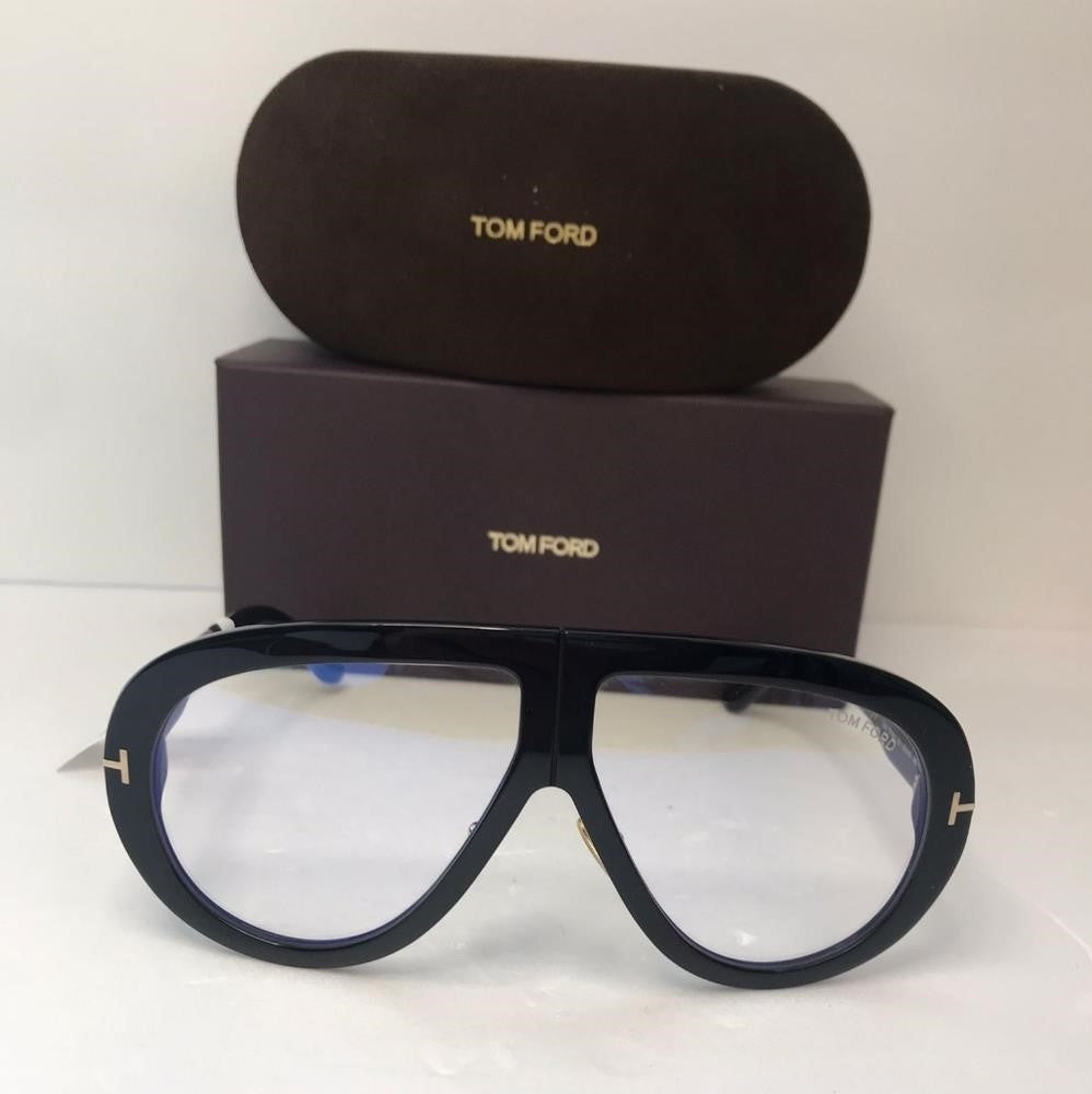 💯- original New Tom Ford Troy Blue Light Block Pilot Unisex Sunglasses FT0…