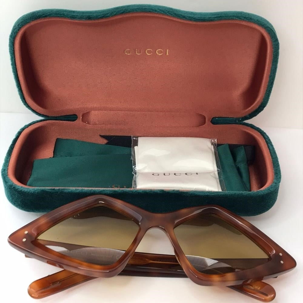 💯 Original GUCCI SUNGLASSES GUCCI FASHION INSPIRED GG0496S-002