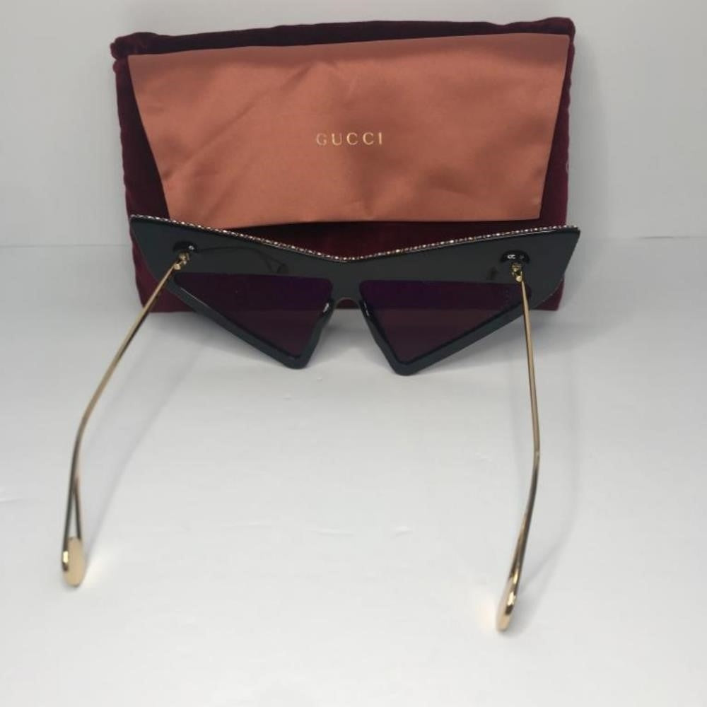 New Authentic 💯Gucci Brown Geometric Ladies Sunglasses GG0430S 002