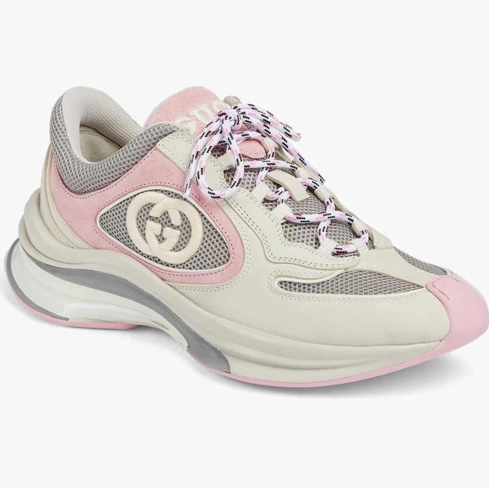 New 💯 Original GUCCI RUN SNEAKERS - WOMEN Mesh inserts