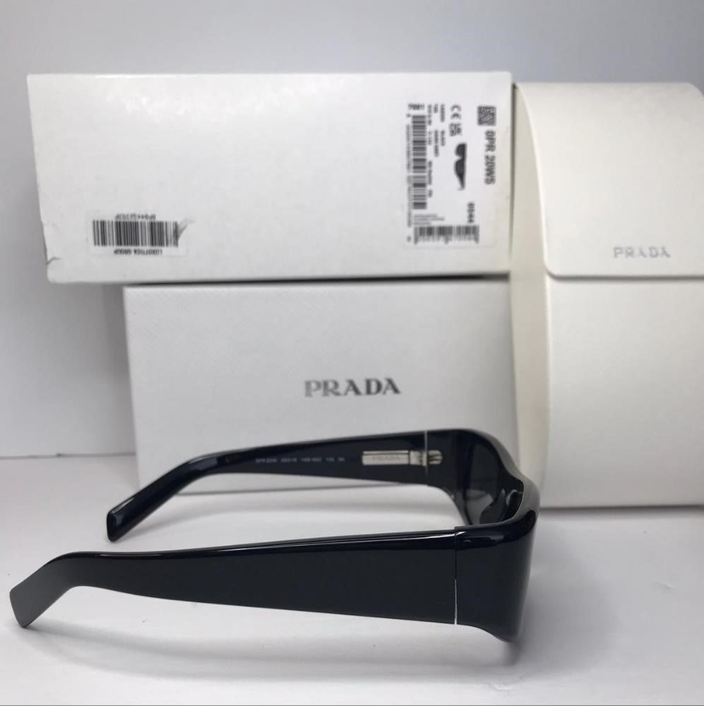 Authentic New Prada Eyewear Women's 0PR 20WS Sunglasses in Black | FW23/24