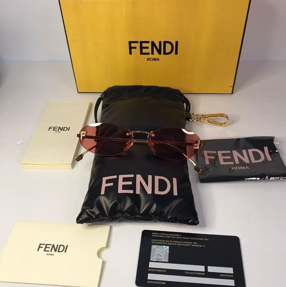 New  -  💯 Original Fendi First oval FE4075US 30S  sunglasses