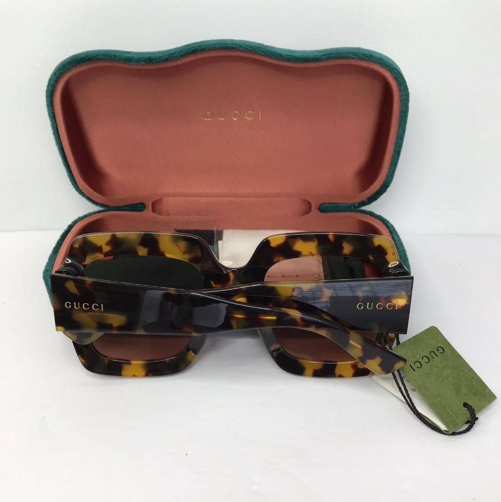 New - 💯 Original GUCCISquare Sunglasses GG1111S Havana