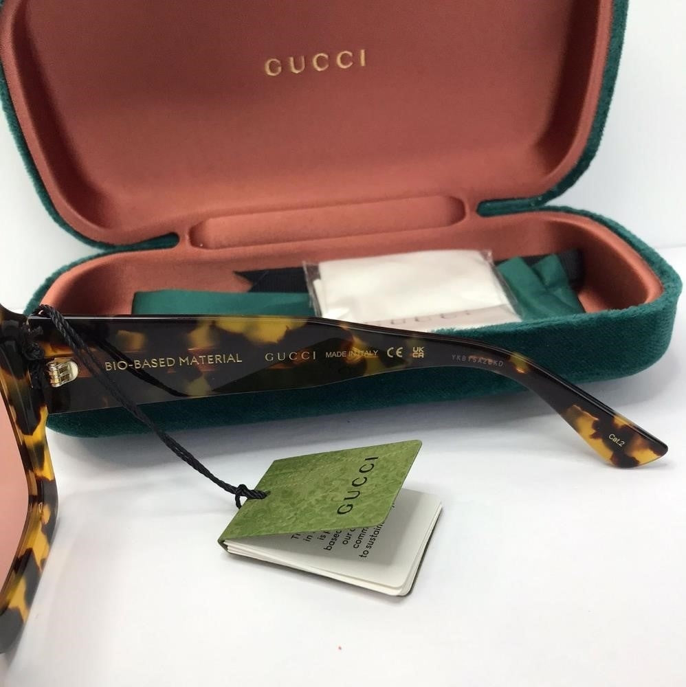 💯 Original GUCCISquare Sunglasses GG1111S Havana