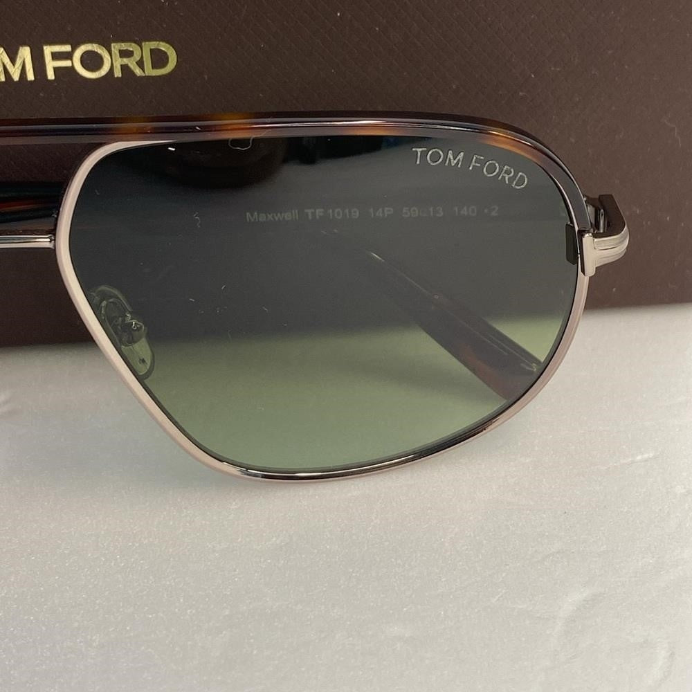 New Authentic TOM FORD Metal Maxwell Sunglasses TF1019