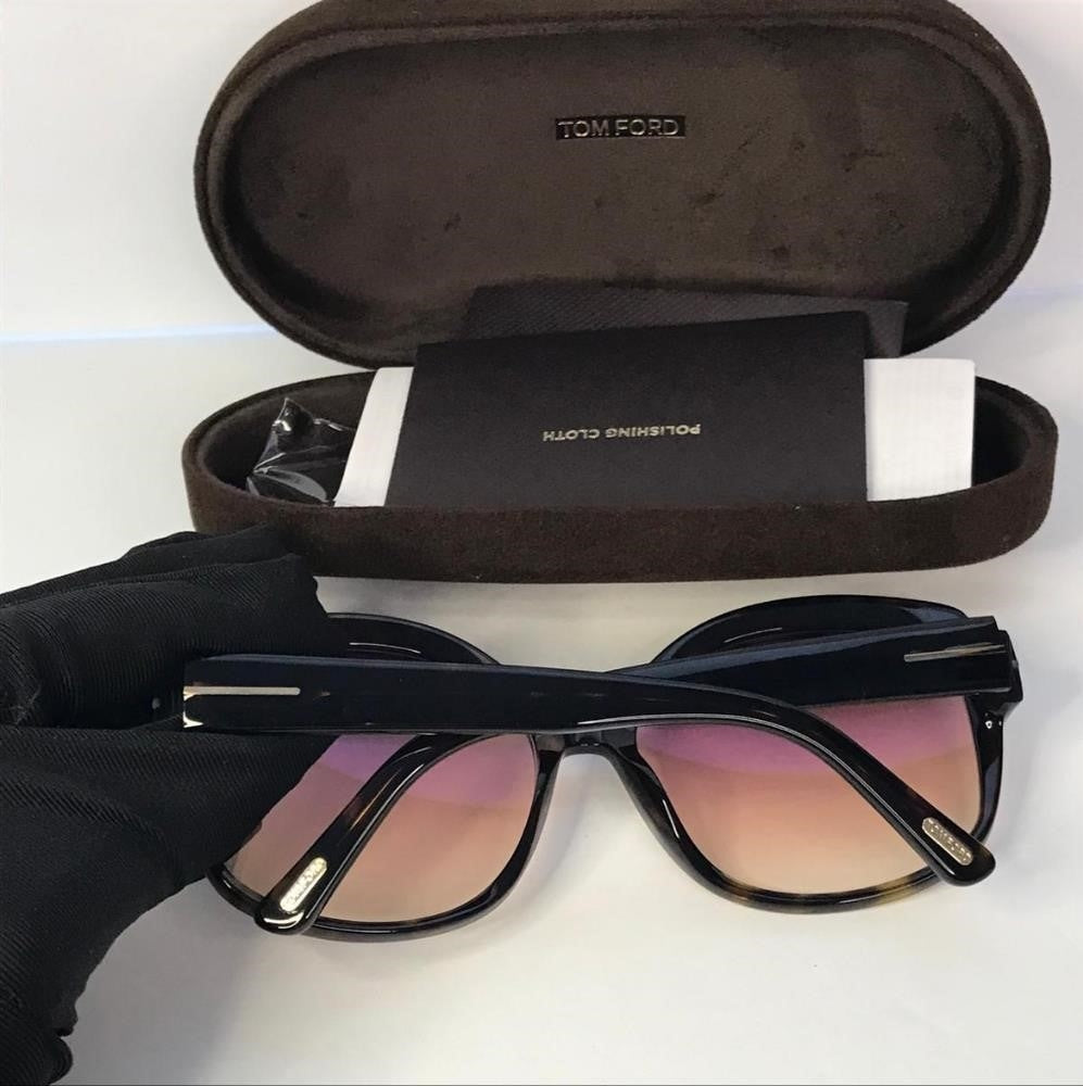 New 💯 Original Tom Ford Chiara-02 TF919 52F Sunglasses Women's Havana/Gradient