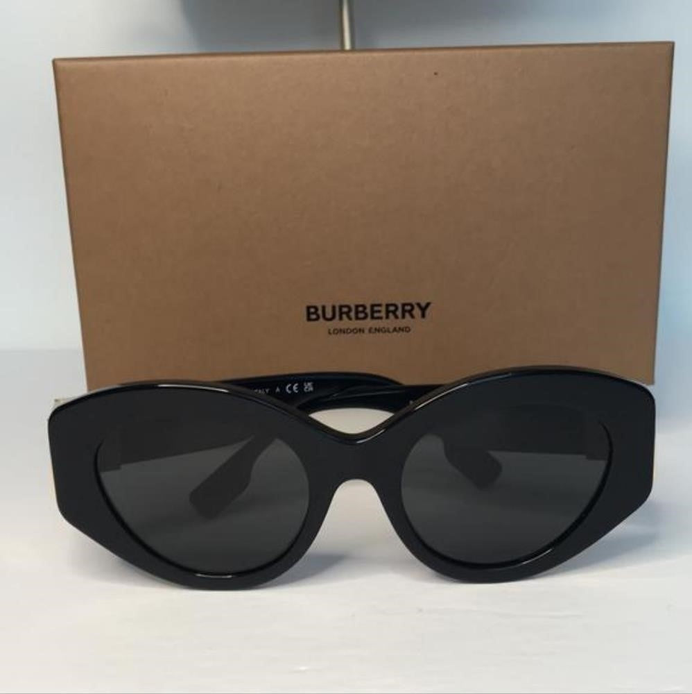 BURBERRY 0BE4361 30018751 SOPHIA FULL RIM BLACK OVAL SUNGLASSES