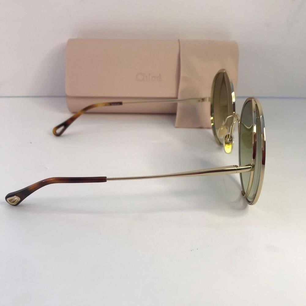 New 💯 Original Chloe Gold & Green Round Sunglasses HANAH COLLECTION