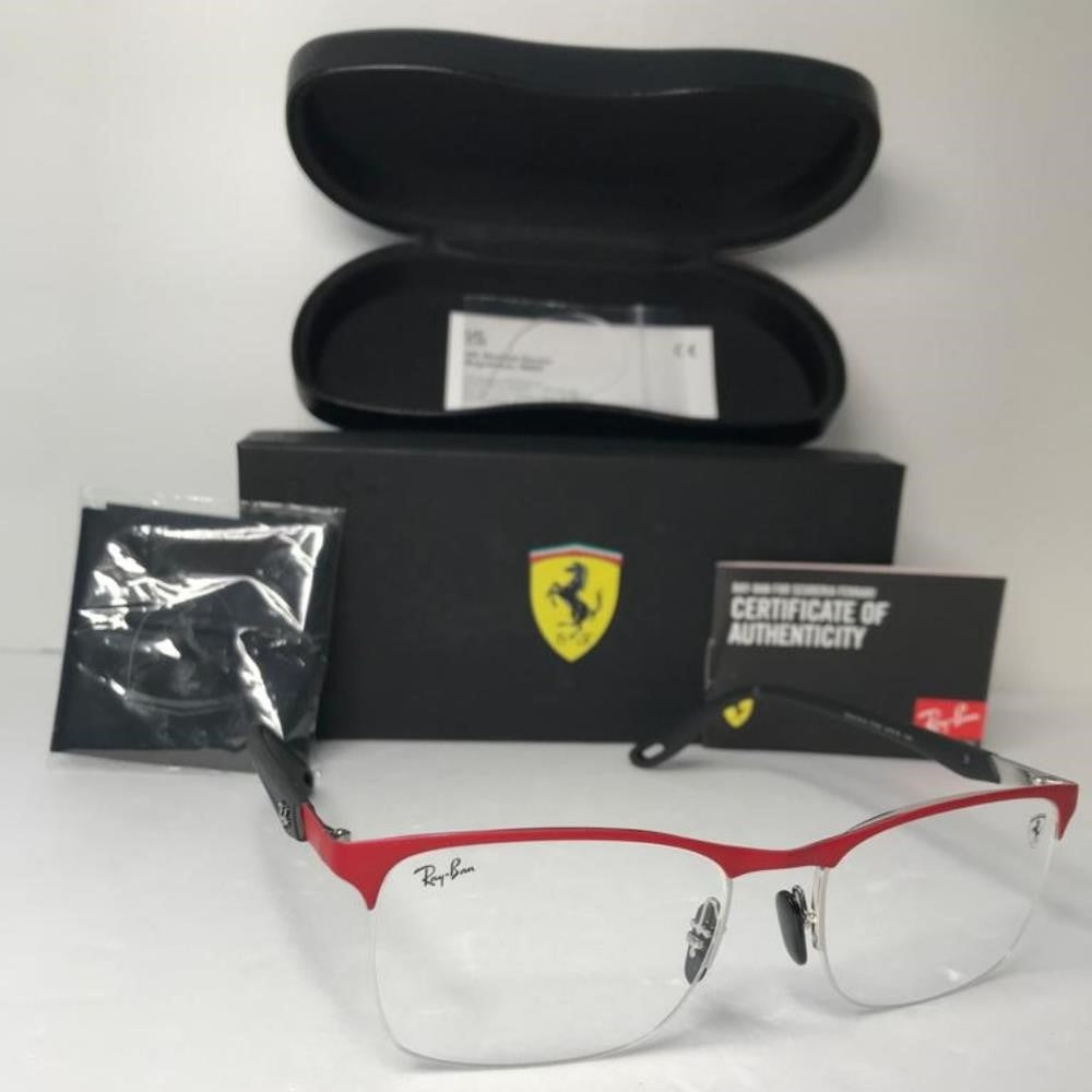 New RAY-BANScuderia Ferrari RX8416M Men's Square Eyeglasses