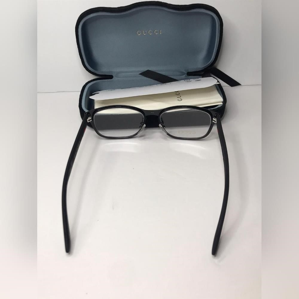 💯 Original Gucci Eyeglasses GG0175O-002 54mm Black / Demo Lens [54-17-145]